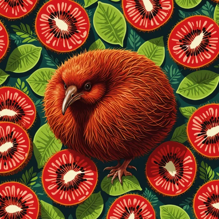 Красный киви — сорт с яркой мякотью: новый взгляд на привычный фрукт