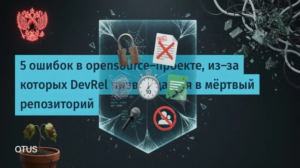 Российский опенсорс умирает. Пять ошибок, которые убивают проекты